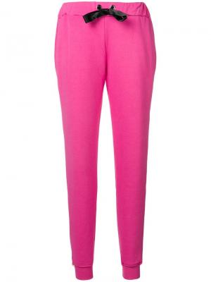 Зауженные спортивные брюки Forte Dei Marmi Couture. Цвет: розовый