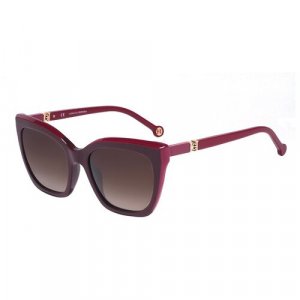 Солнцезащитные очки , бесцветный, бордовый CAROLINA HERRERA. Цвет: бесцветный/прозрачный