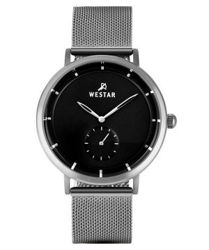 Profile Кварцевые мужские часы из нержавеющей стали с черным циферблатом 50247STN103 Westar