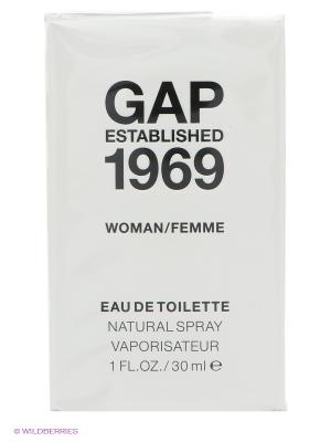 Туалетная вода Established 1969, 30 мл. GAP. Цвет: белый