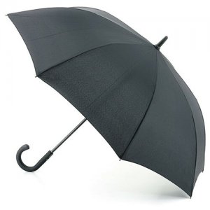 Зонт-трость, черный FULTON. Цвет: черный