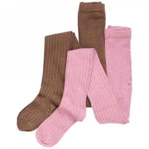 Тайтсы Stocking Rib 2 Pack, разноцветный Minymo