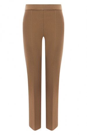 Шерстяные брюки MRZ. Цвет: коричневый