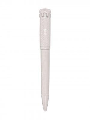 Шариковая ручка с логотипом Dunhill. Цвет: серебристый