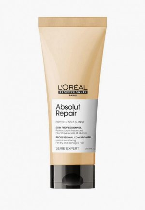 Кондиционер для волос LOreal Professionnel L'Oreal Serie Expert Absolut Repair восстановления поврежденных волос, 200 мл. Цвет: прозрачный