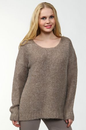 Пуловер Object Collectors. Цвет: коричневый