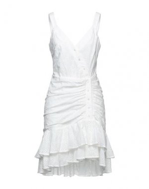 Короткое платье BCBGMAXAZRIA. Цвет: белый