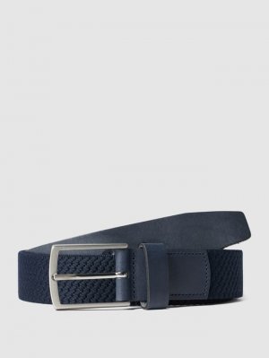Ремень из кожи и текстиля Lloyd Men's Belts, темно-синий Men's Belts