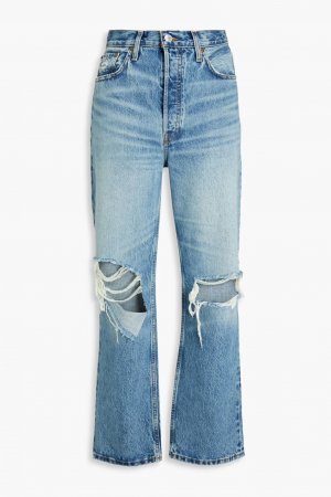Прямые джинсы со средней посадкой в ​​стиле 90-х Re/Done, легкий деним Re/done