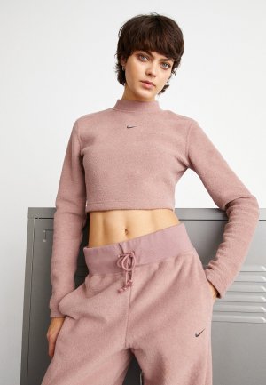 Флисовый свитер COZY FLEECE CROP , цвет smokey mauve Nike Sportswear