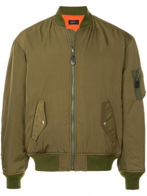 Куртка-бомбер со шнуровкой G.V.G.V.. Цвет: зеленый