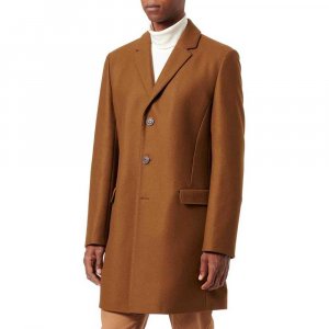 Пальто HUGO Migor2341 10252918, коричневый