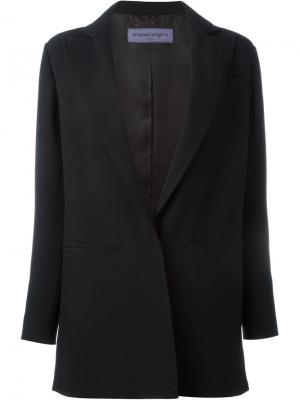 Пиджак с нагрудным карманом Emanuel Ungaro. Цвет: черный