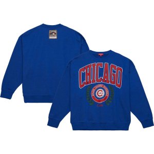 Женский пуловер с логотипом Mitchell & Ness Royal Chicago Cubs Lt 2.0 Unbranded