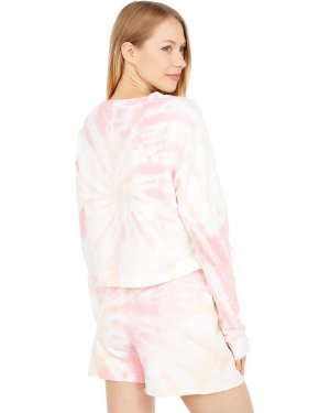Пуловер Weekend Boxy Cropped Pullover, цвет Azelea Pink Tie-Dye Beyond Yoga