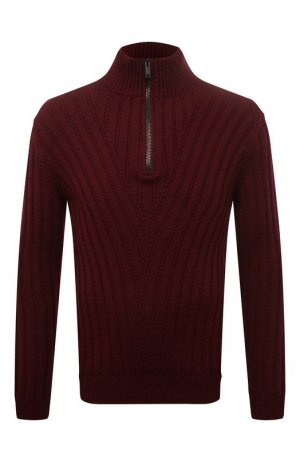 Шерстяной свитер Dondup. Цвет: бордовый