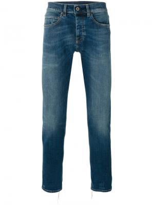 Укороченные джинсы Rico Pence. Цвет: синий