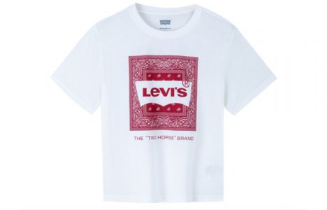 Детская футболка , цвет bright white Levis