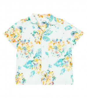 Рубашка Sault из хлопка с цветочным принтом , синий Morley