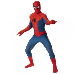 Карнавальный костюм Rubies Человек-паук вторая кожа RUBIE'S. Цвет: синий/красный/синий-красный