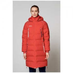Куртка пуховая женская (красный) Forward w08131g-fp202 2XS. Цвет: красный