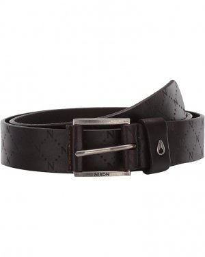 Ремень Americana Leather Belt, цвет Brown Mono Nixon