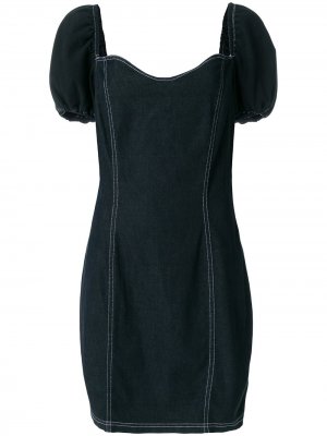 Джинсовое платье Moschino Pre-Owned. Цвет: черный