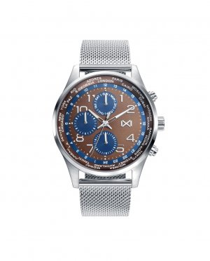 Многофункциональные стальные мужские часы Mission hm7126-47 , серебро Mark Maddox