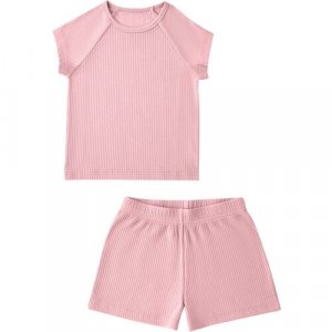 Пижама , размер 122-64-57, розовый Oldos. Цвет: розовый/светло-розовый