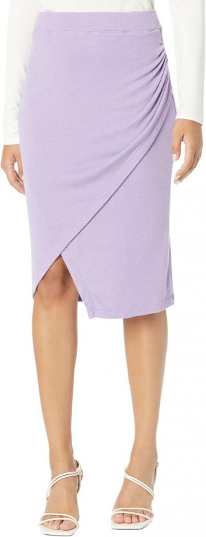 Прозрачная юбка с запахом MONROW, цвет Aster Purple Monrow