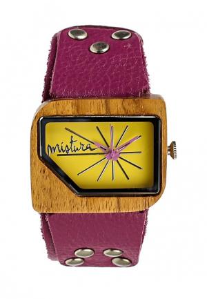 Часы Mistura. Цвет: фиолетовый