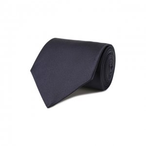 Комплект из галстука и платка Lanvin. Цвет: синий