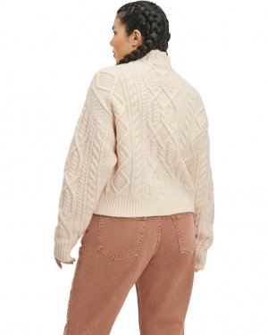 Свитер Janae Cable Knit Sweater, кремовый UGG