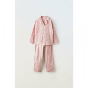 Пижама Zara, размер 13-14 лет (164 cm), розовый ZARA. Цвет: розовый