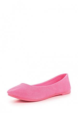 Балетки Ideal Shoes. Цвет: розовый