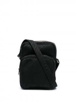 Маленькая сумка через плечо с логотипом AMBUSH. Цвет: черный