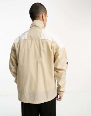 Бежевая куртка-анорак с накладным верхом riptide Columbia