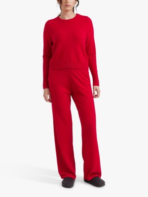 Кашемировые широкие брюки Chinti & Parker, красный PARKER