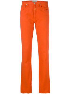 Прямые джинсы Walter Van Beirendonck Vintage. Цвет: оранжевый