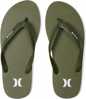 Шлепанцы Icon Solid Flip-Flops , цвет Olive Hurley