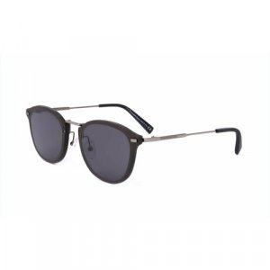 Солнцезащитные очки , черный, серый Ermenegildo Zegna. Цвет: черный/серый