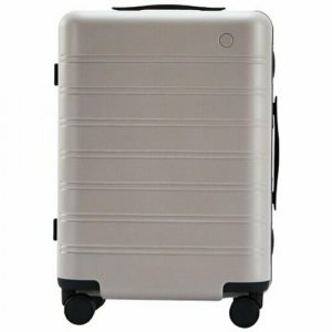 Чемодан Manhattan Frame Luggage 112007, 66 л, размер 24, серый, коричневый NINETYGO. Цвет: серый/коричневый