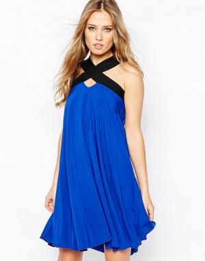 Свободное платье Lacey Hedonia. Цвет: синий