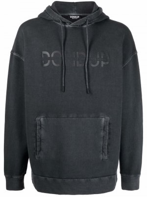 Logo-print hoodie DONDUP. Цвет: серый