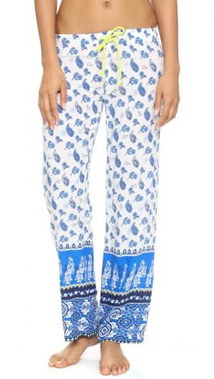Пижамные брюки Coastal Blues PJ Salvage. Цвет: золотой