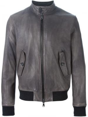 Куртка-бомбер Orciani. Цвет: серый