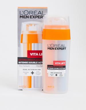 Увлажняющий крем двойного действия LOreal Men Expert Vita Lift L Oreal. Цвет: бесцветный