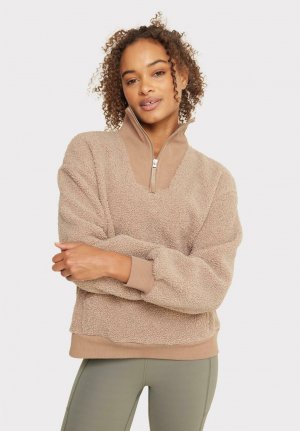 Флисовый свитер QUARTER-ZIP , цвет brown Chelsea Peers