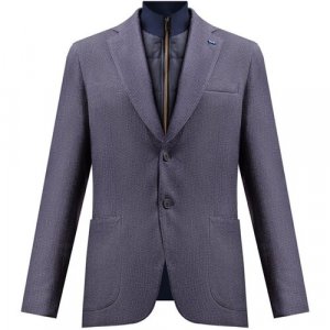 Пиджак , силуэт прилегающий, размер 54, синий Harmont & Blaine. Цвет: синий