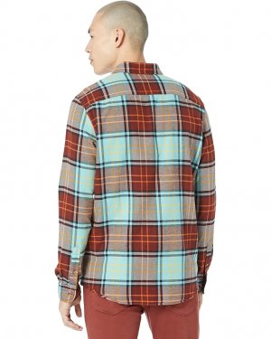 Рубашка Regular Fit Midweight Brushed Flannel Check Shirt, коричневый Scotch & Soda